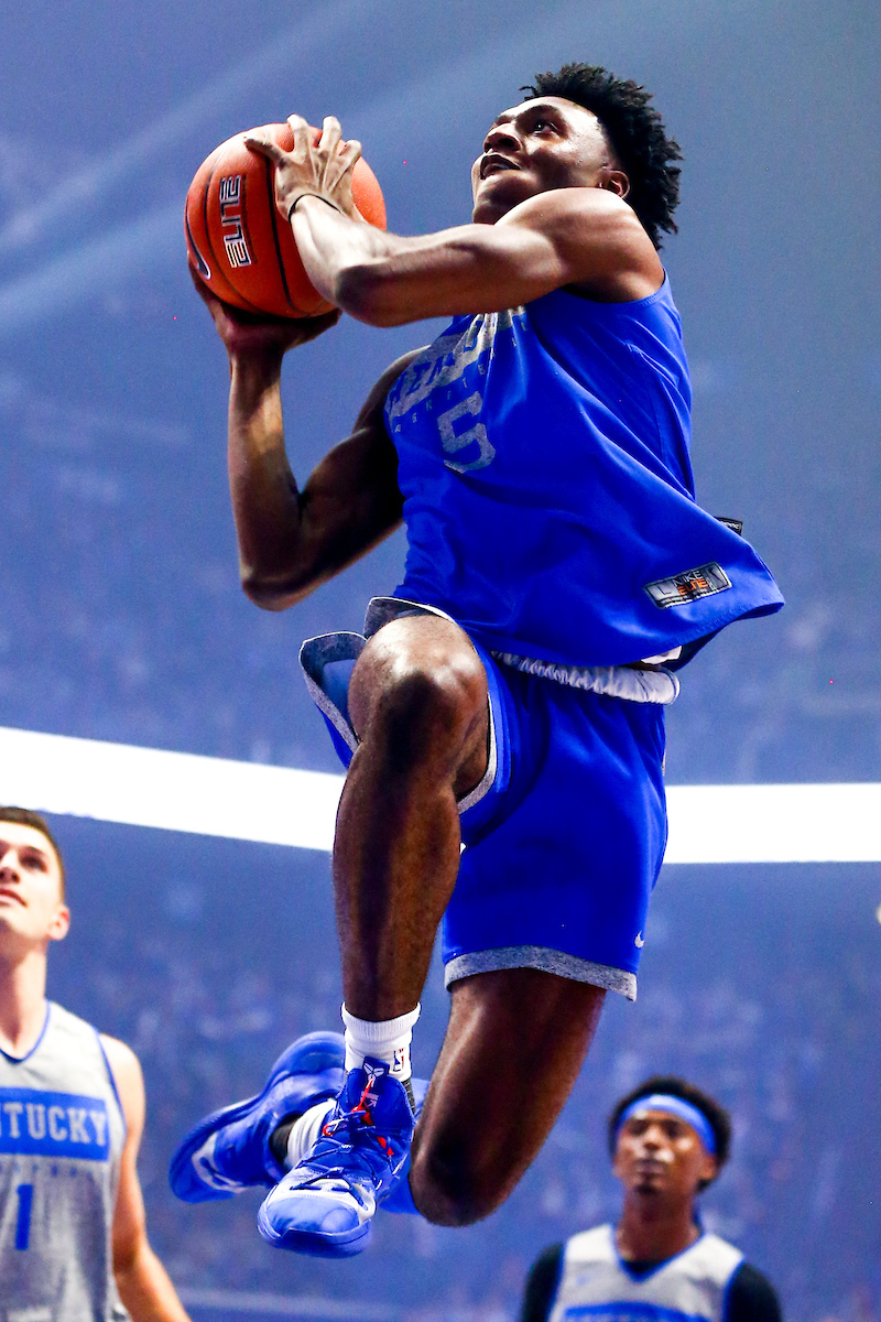 Immanuel Quickley. 

2019 Big Blue Madness. 

Photo by Eddie Justice | UK Athletics