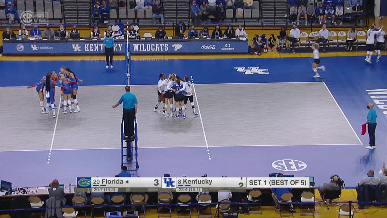 VB: Kentucky 3, Florida 0 - Saturday