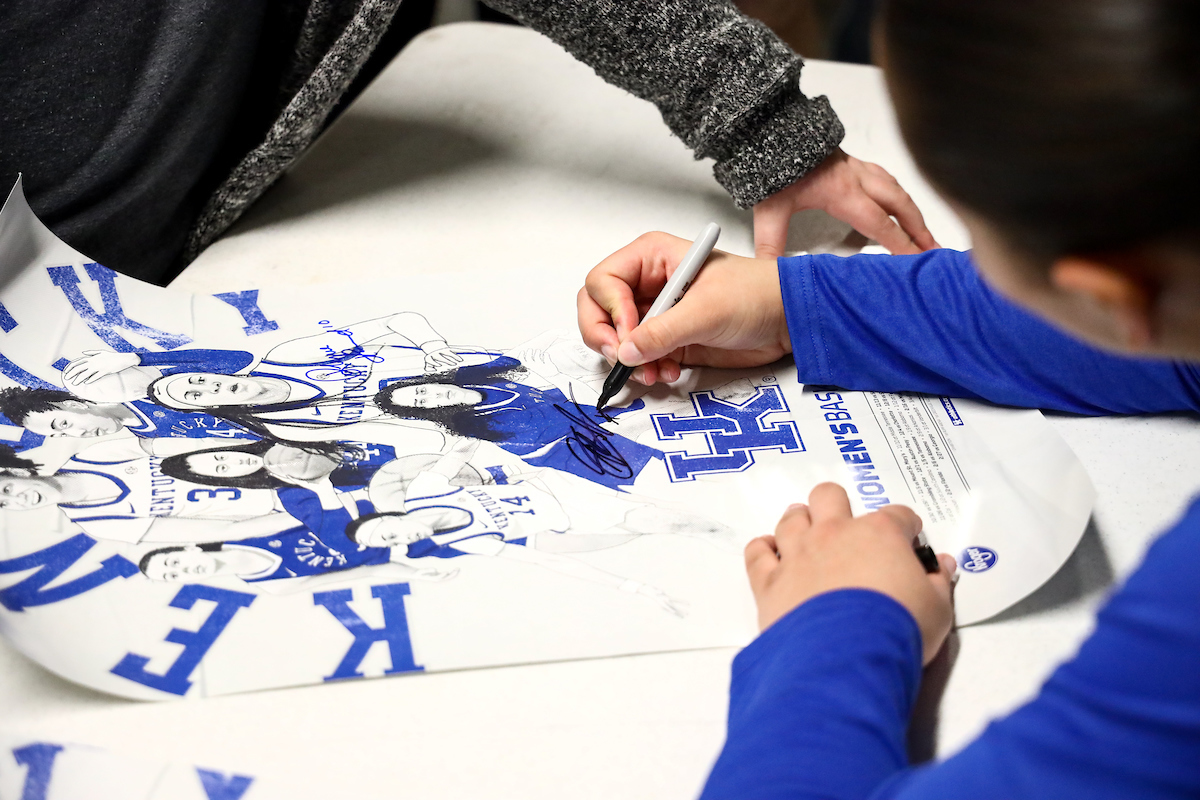 Sabrina Haines. 

Kentucky beat Mississippi State 73-62.

Photo by Eddie Justice | UK Athletics