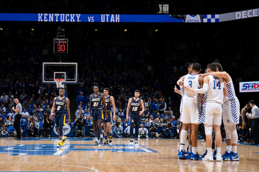 Team.

Kentucky men's basketball beat UNCG 78-61 on Saturday in Rupp Arena.

Photo by Chet White | UK Athletics