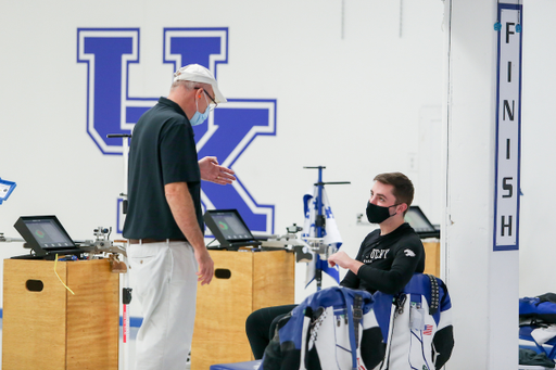Will Shaner and Coach Harry Mullins.

Kentucky defeats Murray and Morehead.

Photo by Hannah Phillips | UK Athletics