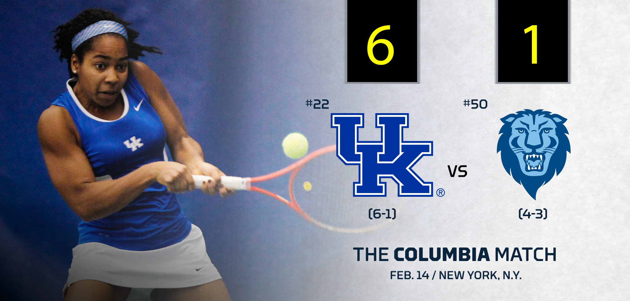 Wildcats End Successful Weekend with 6-1 Defeat of Columbia