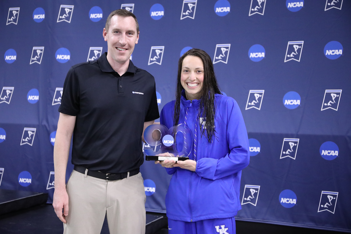 Asia Seidt.

UK Women's Swimming & Diving in action on day two of the 2019 NCAA Championships on Wednesday, March 21, 2019.

Photo by Noah J. Richter | UK Athletics