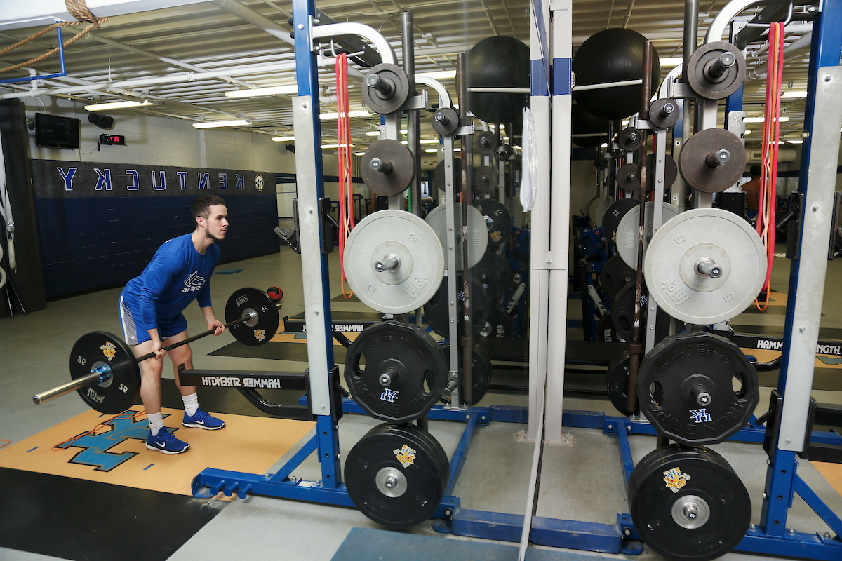 Brad Calipari.

Big Blue Caravan. Somerset, Ky. Somerset Kroger. June 21, 2018.

Photo by Chet White | UK Athletics