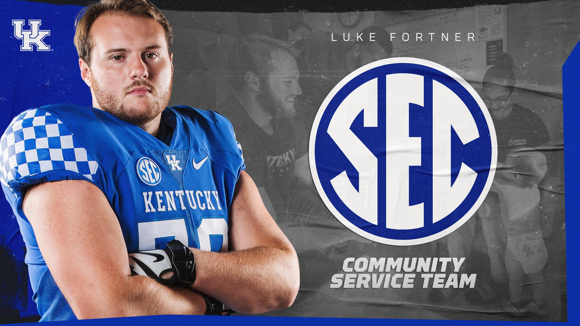 Fortner Named to SEC Community Service Team