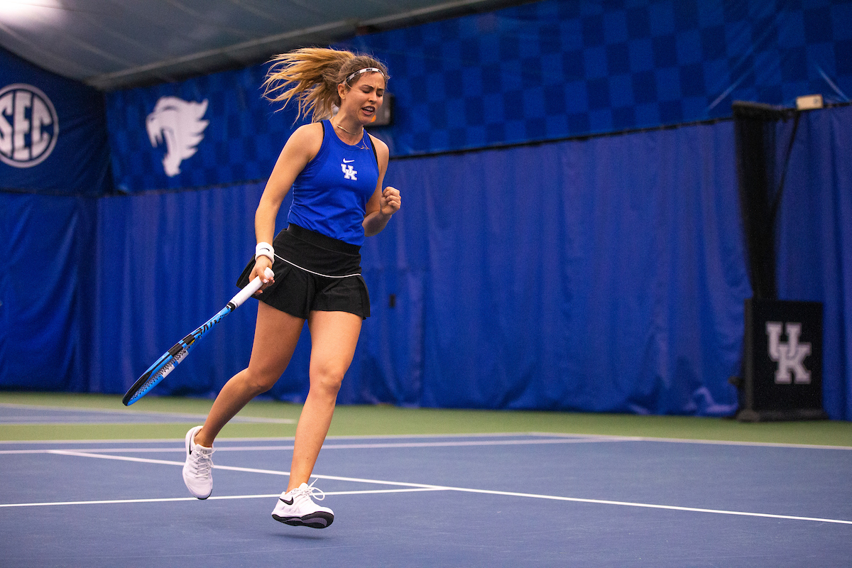 Carla Girbau.

Kentucky defeats Cincinnati 6-1.

Photo by Grace Bradley | UK Athletics