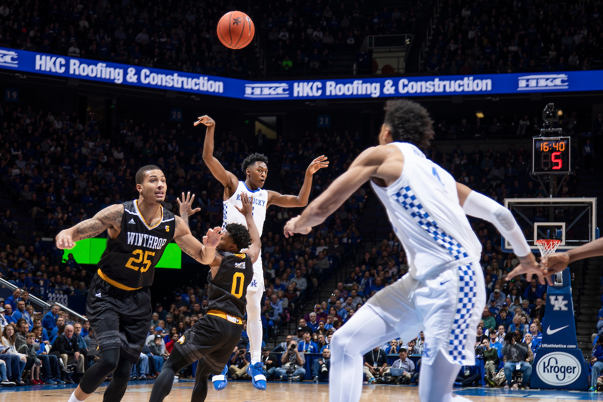Immanuel Quickley.

UK men's basketball beat Winthrop University 87-74 on Wednesday, November 21, 2018.

Photo by Chet White | UK Athletics
