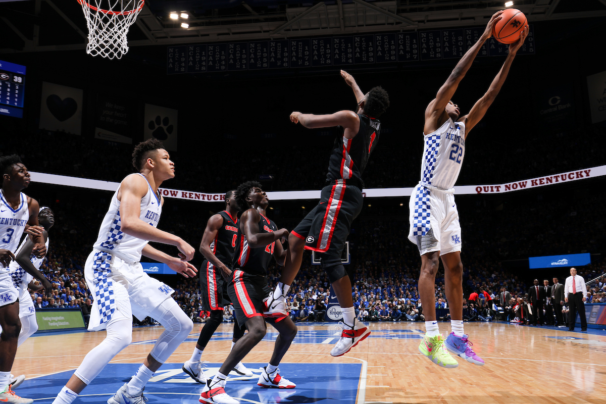 Shai Gilgeous-Alexander.

The University of Kentucky men's basketball team beat Georgia 66-61 on Sunday, December 31, 2017 at Rupp Arena in Lexington, Ky.

Photo by Elliott Hess | UK Athletics