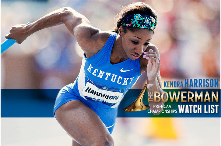 Kendra Harrison on Final Bowerman Watch List