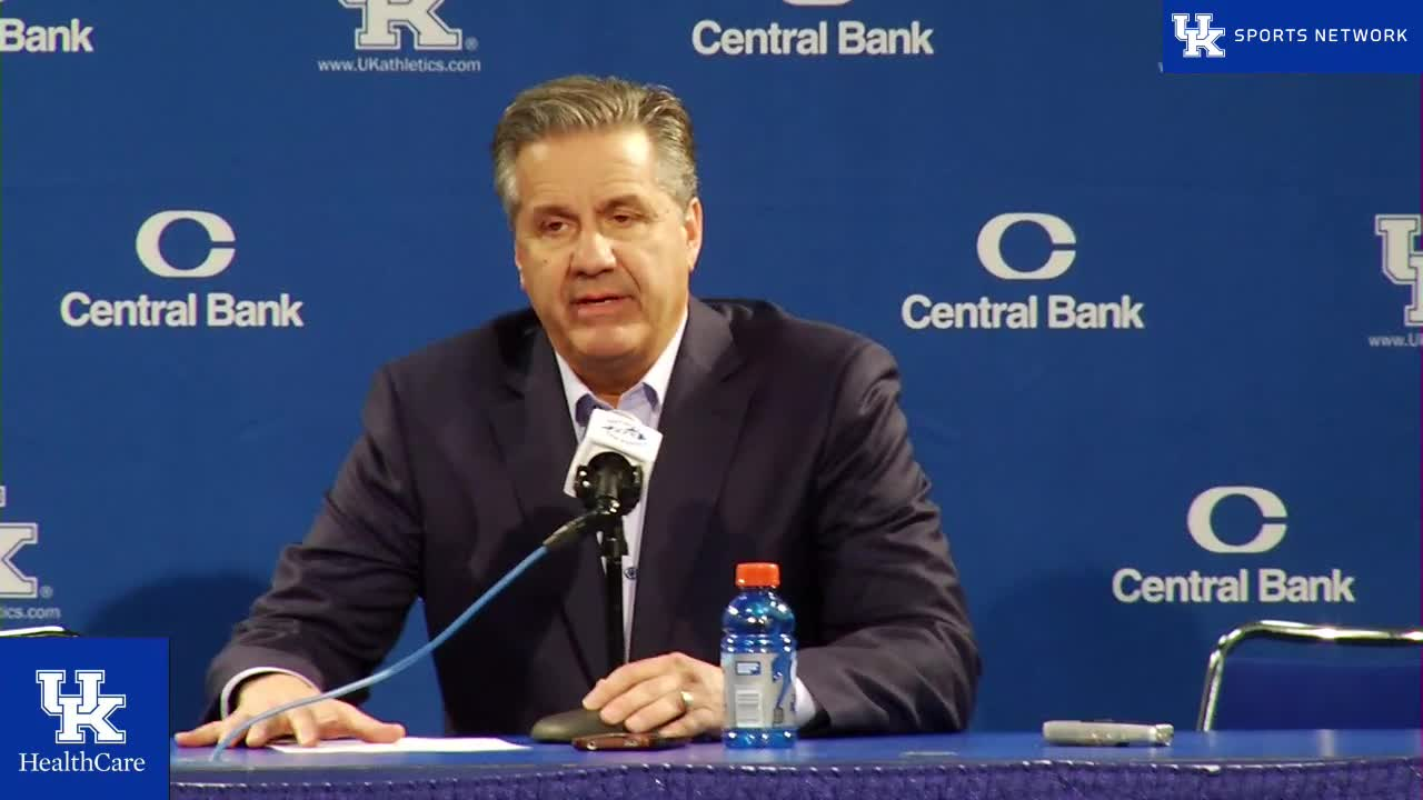 MBB: Coach Calipari - Evansville Postgame Press Conference