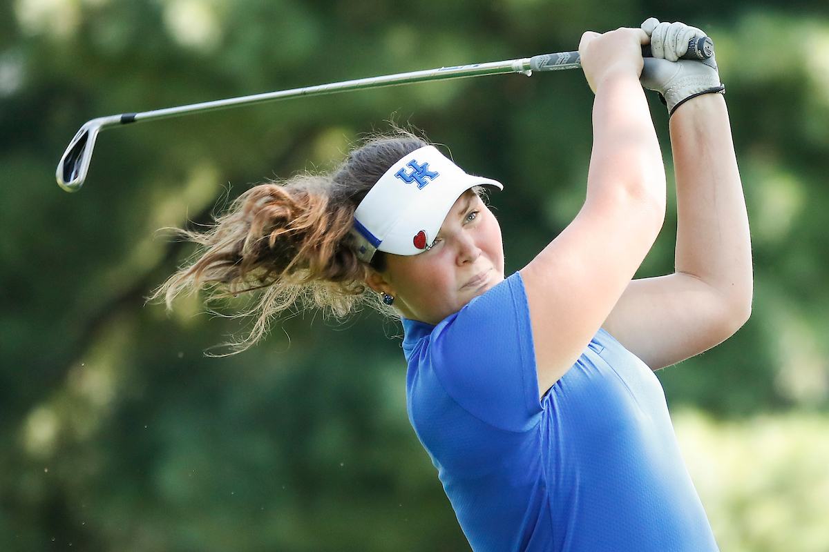 Ryan Bender.

Women's golf practice.

Photo by Chet White | UK Athletics