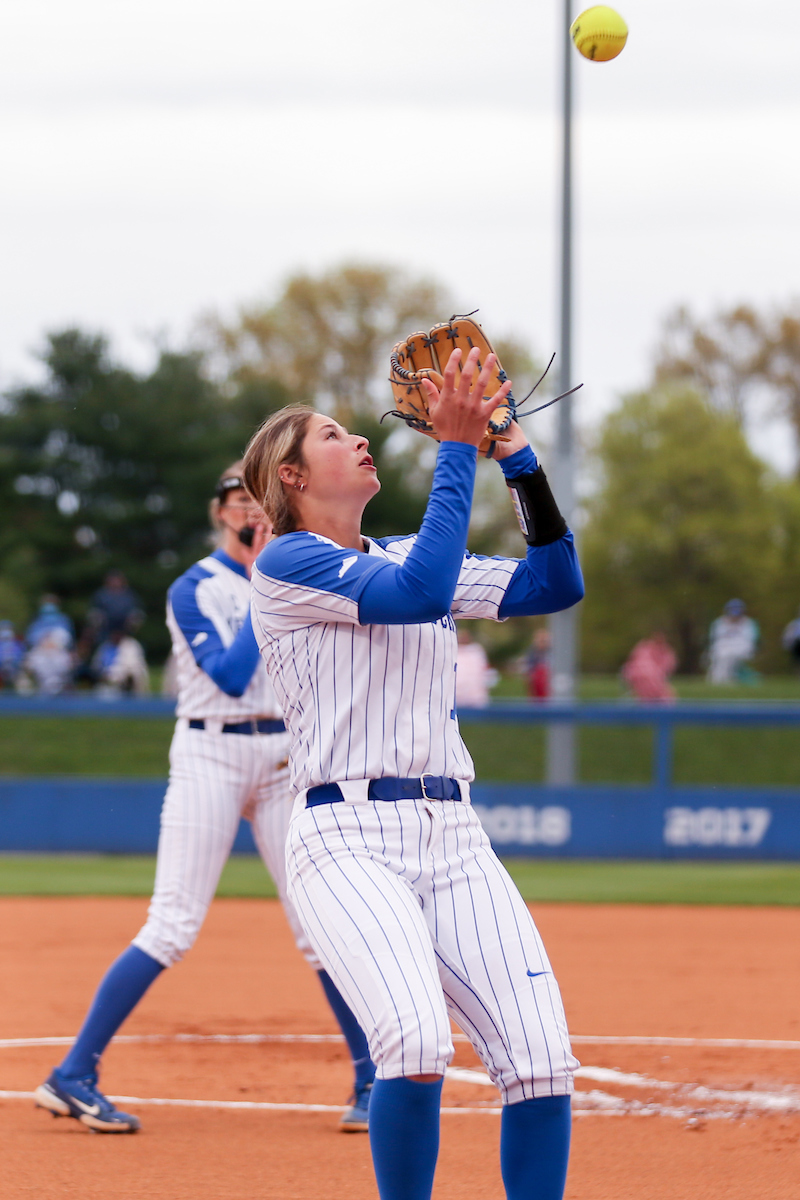 Miranda Stoddard.

Kentucky beats Georgia 11 - 3.

Photo by Sarah Caputi | UK Athletics