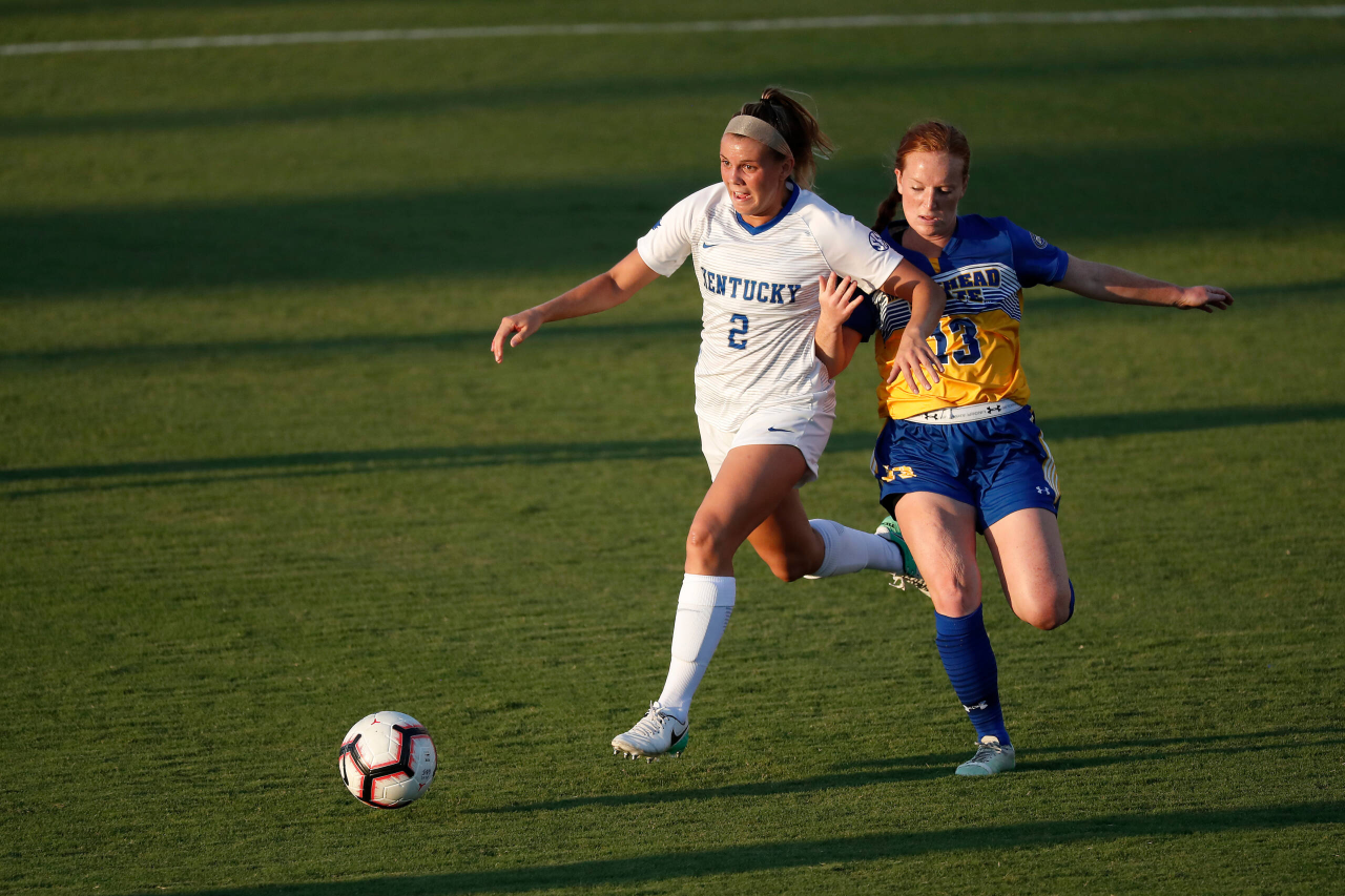 Foster Ignoffo.

The Kentucky women's soccer team beat Morehead State 2-1.

Photo by Chet White | UK Athletics