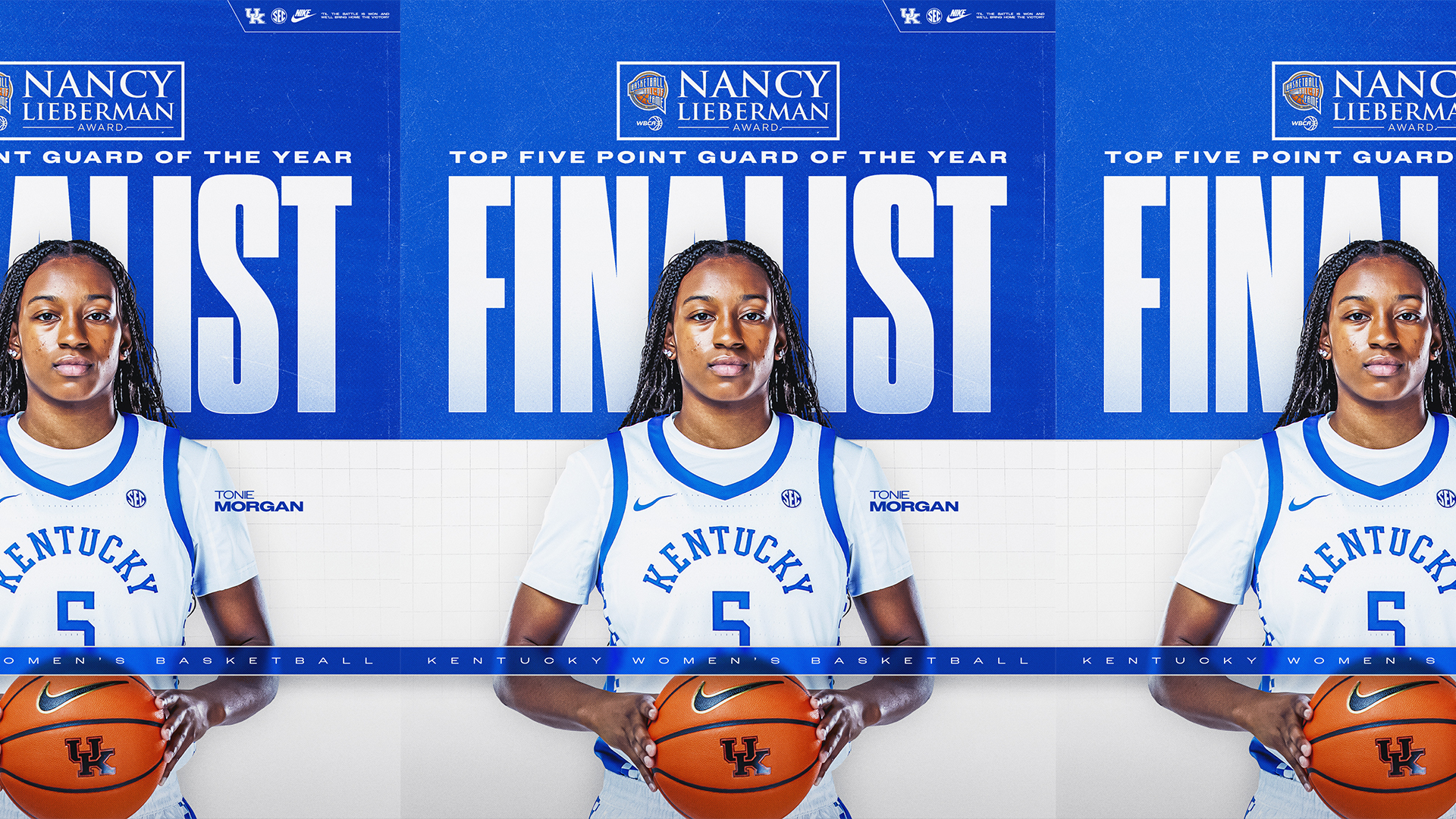 Tonie Morgan Named Top Five Finalist for Nancy Lieberman Point Guard of the Year
