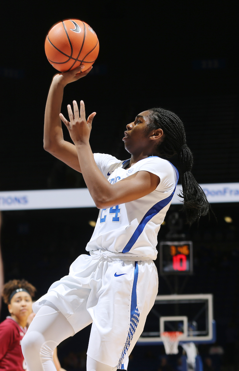 Taylor Murray
The University of Kentucky women's basketball team falls to South Carolina on Sunday, January 21, 2018 at Rupp Arena. 

Photo by Britney Howard | UK Athletics