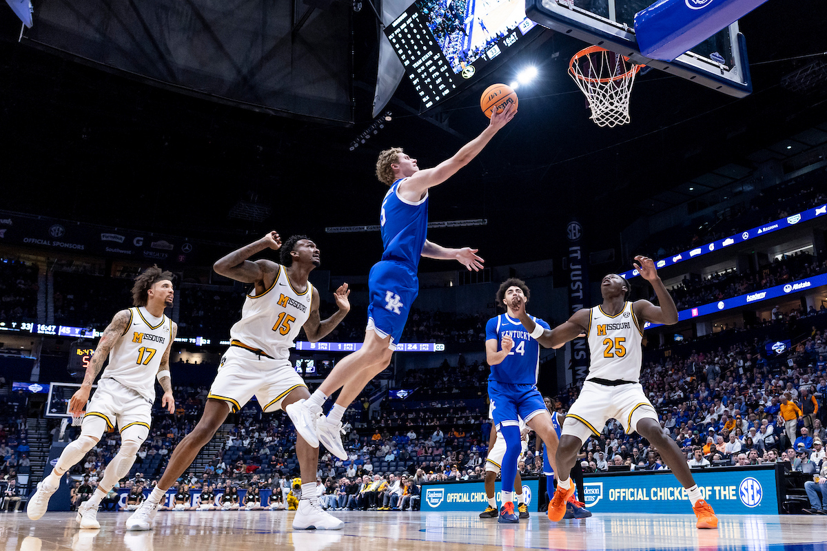 Kentucky-Missouri SEC Men's Basketball Tournament Photo Gallery
