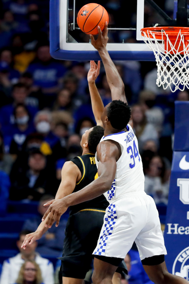 Oscar Tshiebwe.

Kentucky beat Missouri 83-56.

Photos by Chet White | UK Athletics