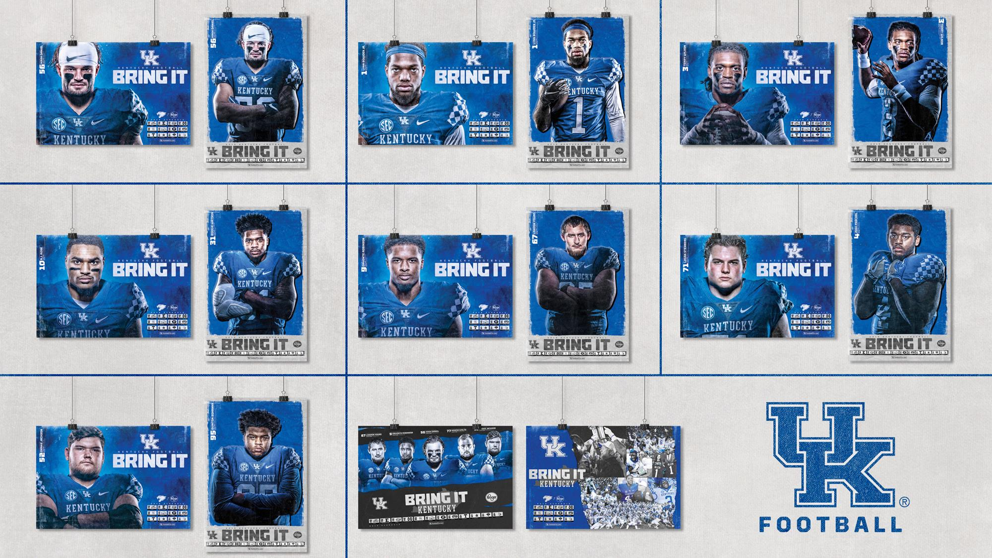 Kentucky Football Schedule Posters, Presented by Kroger, Unveiled