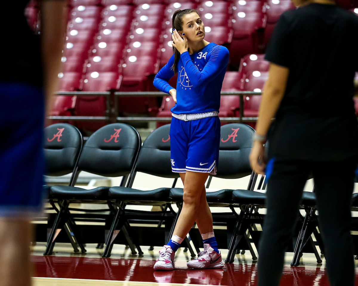 Emma King.

Kentucky at Alabama shootaround.

Photo by Eddie Justice | UK Athletics