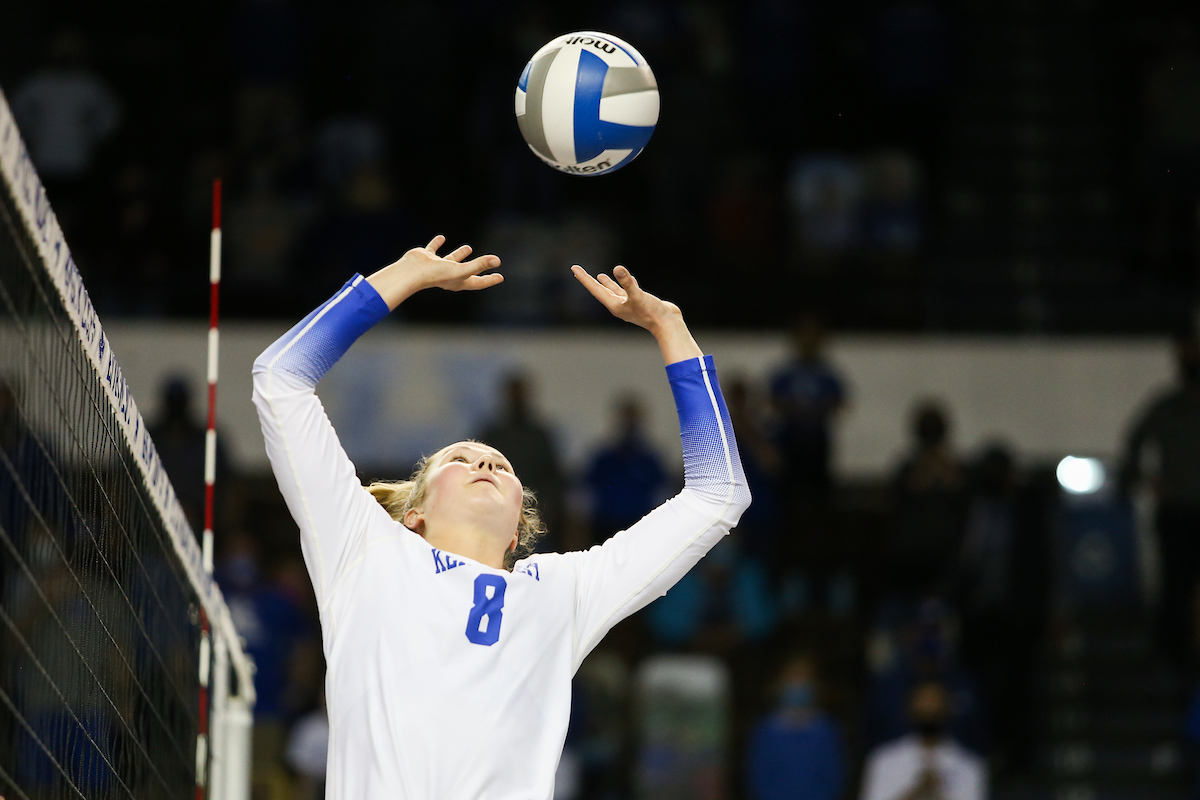 Cameron Scheitzach.

Kentucky sweeps Alabama 3-0 and wins SEC Championship.

Photo by Hannah Phillips | UK Athletics