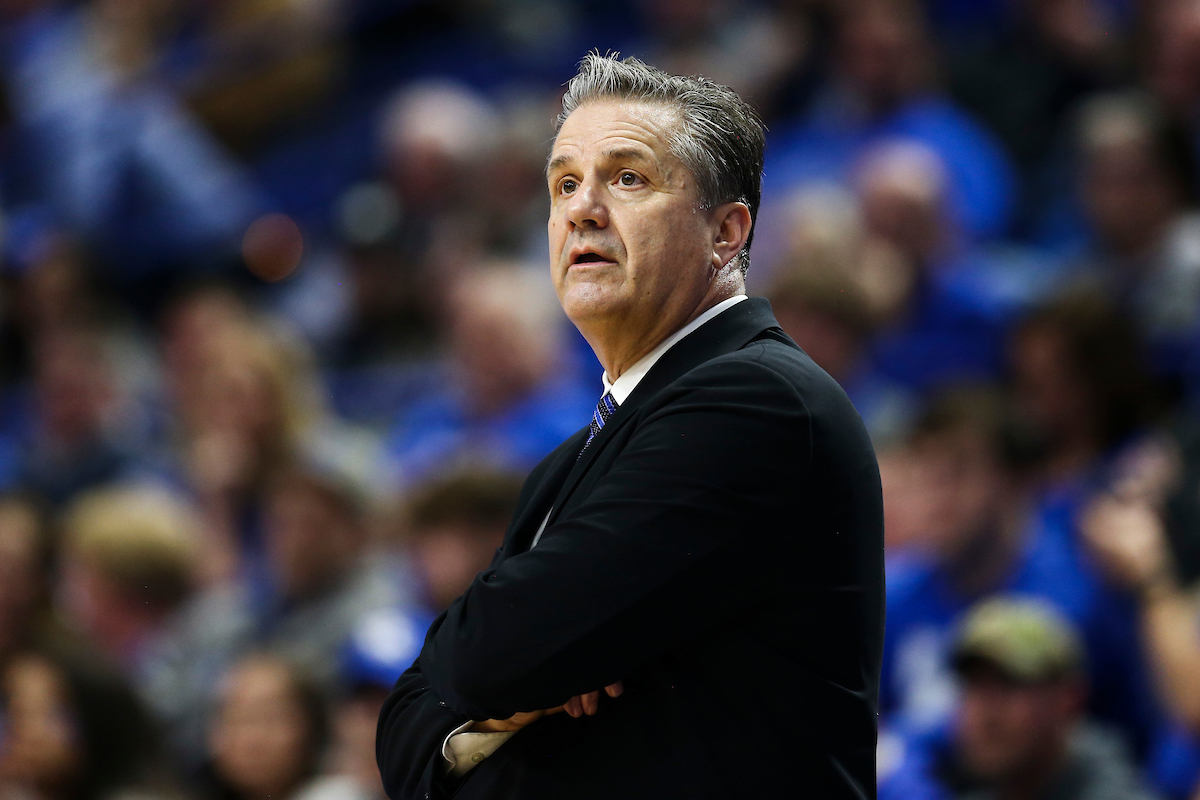 John Calipari.

Kentucky beat Miss St. 80-72.

Photo by Chet White | UK Athletics