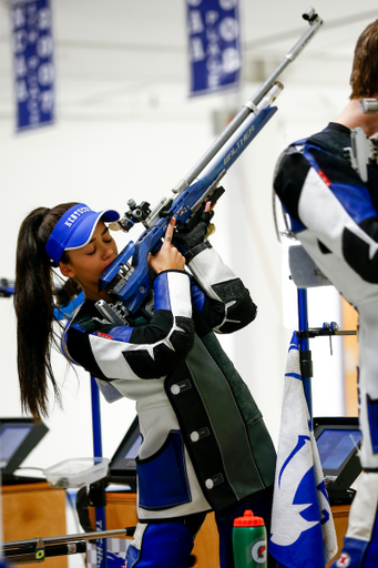 Ruby Gomes. 

Kentucky Rifle vs the Navy. 

Photo by Eddie Justice | UK Athletics