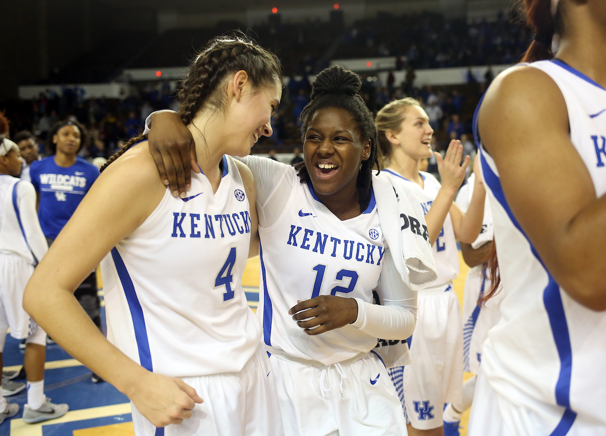 Amanda Paschal, Maci Morris

The University of Kentucky women's basketball team defeats Alabama on Thursday, January 25, 2018 at Memorial Coliseum. 

Photo by Britney Howard | UK Athletics