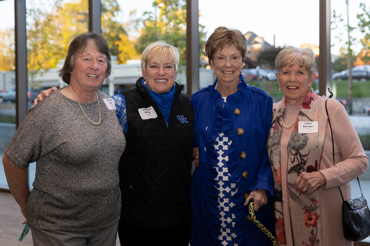 Tennye Ohr. Bettie Lou Evans. Jackie Resinger. Ann Brown.

The 2020 and 2021 UK Athletics Hall of Fame classes were inducted Thursday night at Central Bank Center.

Photo by Grant Lee | UK Athletics