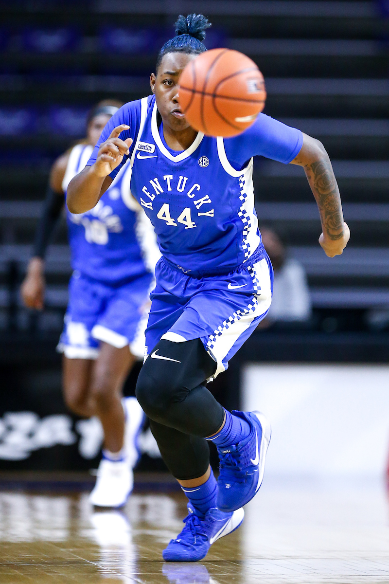 Dreuna Edwards.  

Kentucky beat Kansas State 60-49.

Photo by Eddie Justice | UK Athletics