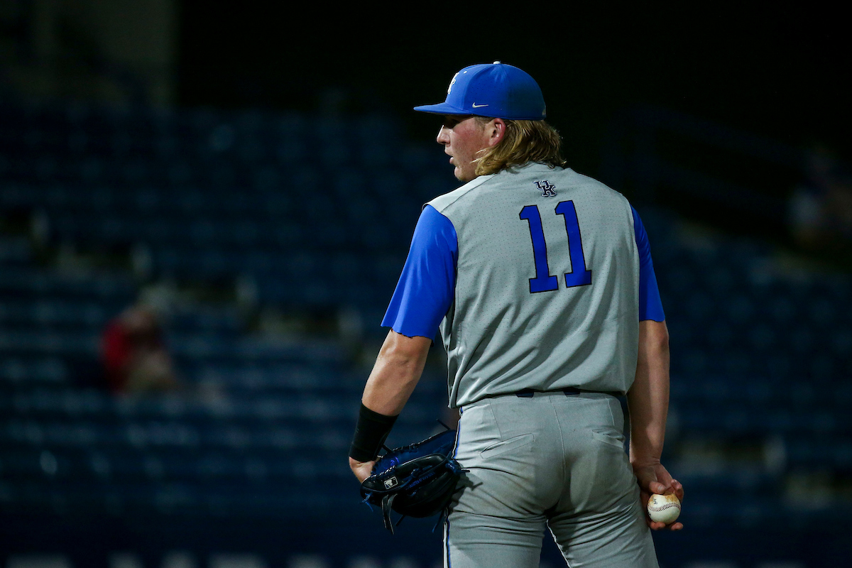Colby Frieda.

Kentucky loses to LSU 6-11.

Photo by Sarah Caputi | UK Athletics