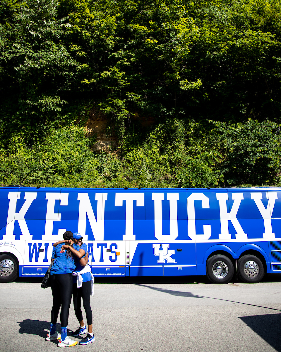 Kyra Elzy. 

WBB visits Natural Bridge in Red River Gorge.

Photo by Eddie Justice | UK Athletics