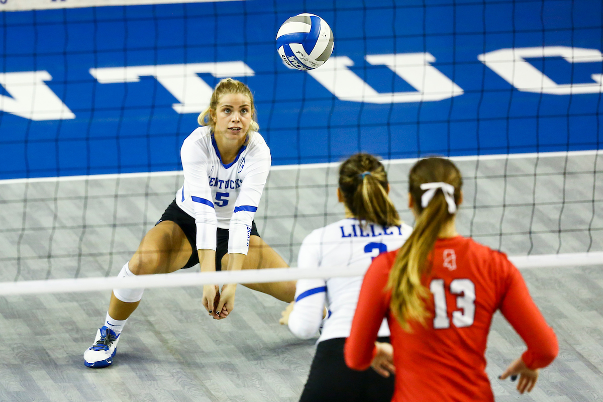 Lauren Tharp.

Kentucky beat Ole Miss 3-0.

Photo by Hannah Phillips | UK Athletics