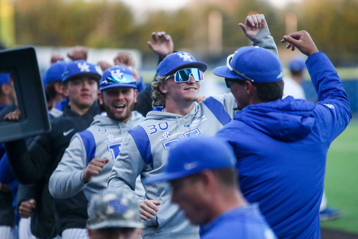 Michael Dallas.

Kentucky defeats Dayton 12-1.

Photo by Sarah Caputi | UK Athletics