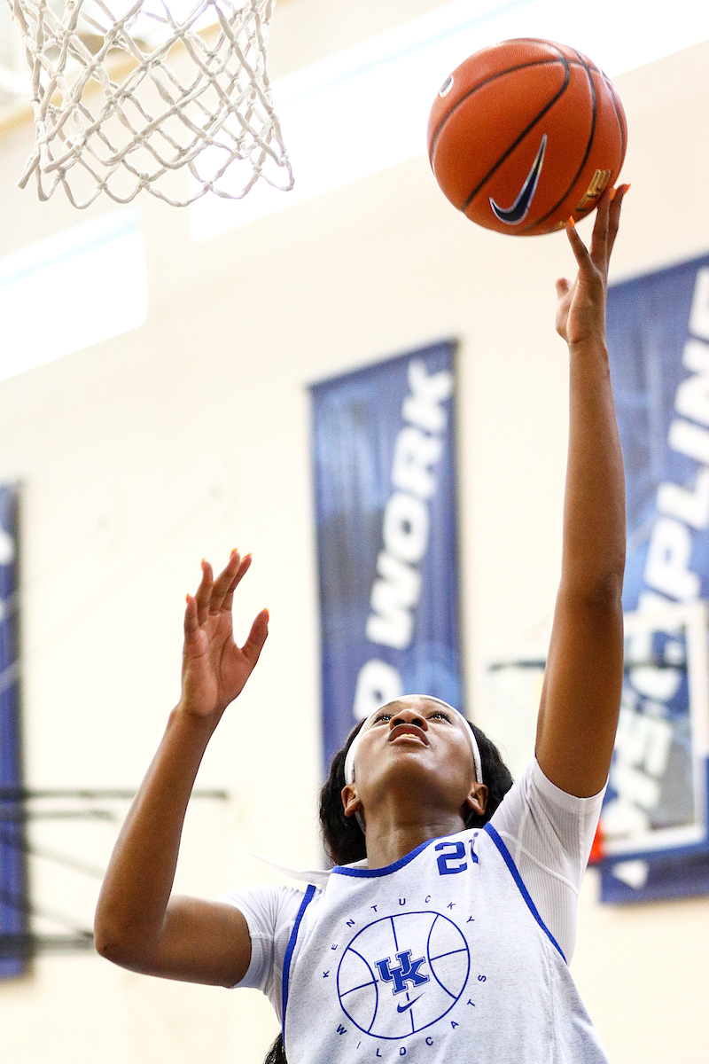 Nyah Leveretter.

Kentucky Women’s Basketball Practice.

Photo by Eddie Justice | UK Athletics