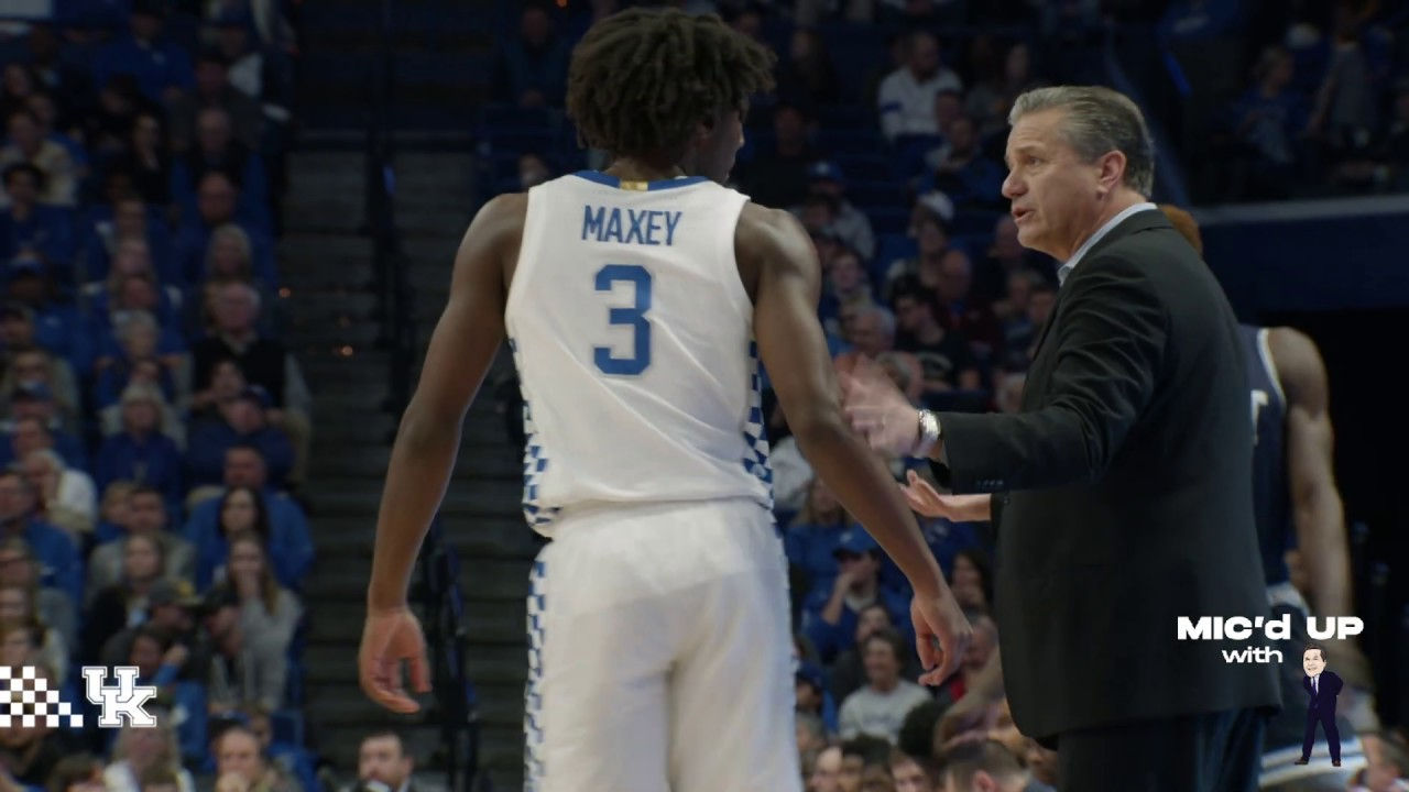 MBB: Coach Calipari Mic'd Up - Mount St Mary and Lamar