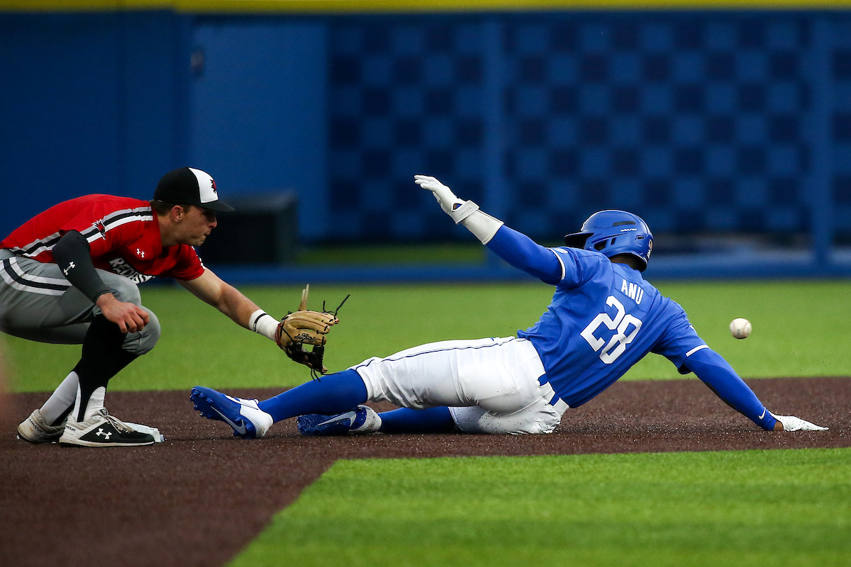Oraj Anu. 

Kentucky beat Southeast Missouri State 9-4.

Photo by Eddie Justice | UK Athletics