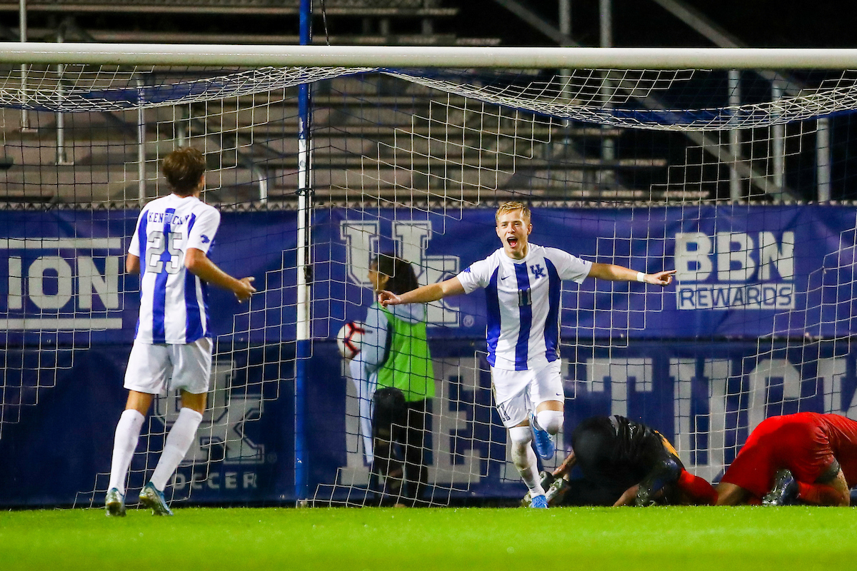 Mason Visconti.

Kentucky defeats Wright State University 7-1.

Photo by Hannah Phillips | UK Athletics