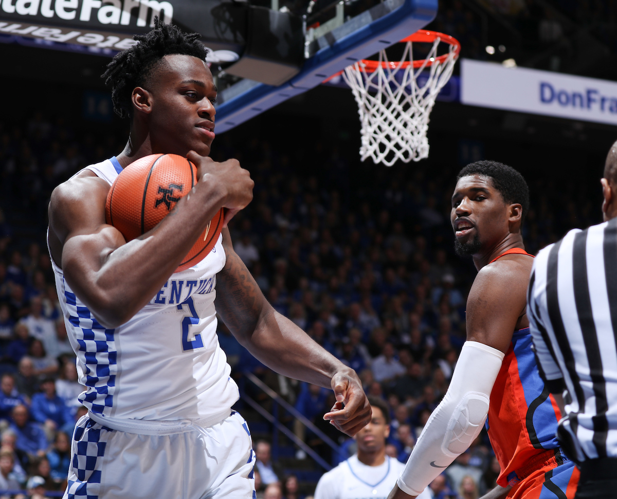 Jarred Vanderbilt.

The University of Kentucky men's basketball team falls to Florida 66-64 on Saturday, January 20, 2018 at Rupp Arena in Lexington, Ky.

Photo by Elliott Hess | UK Athletics