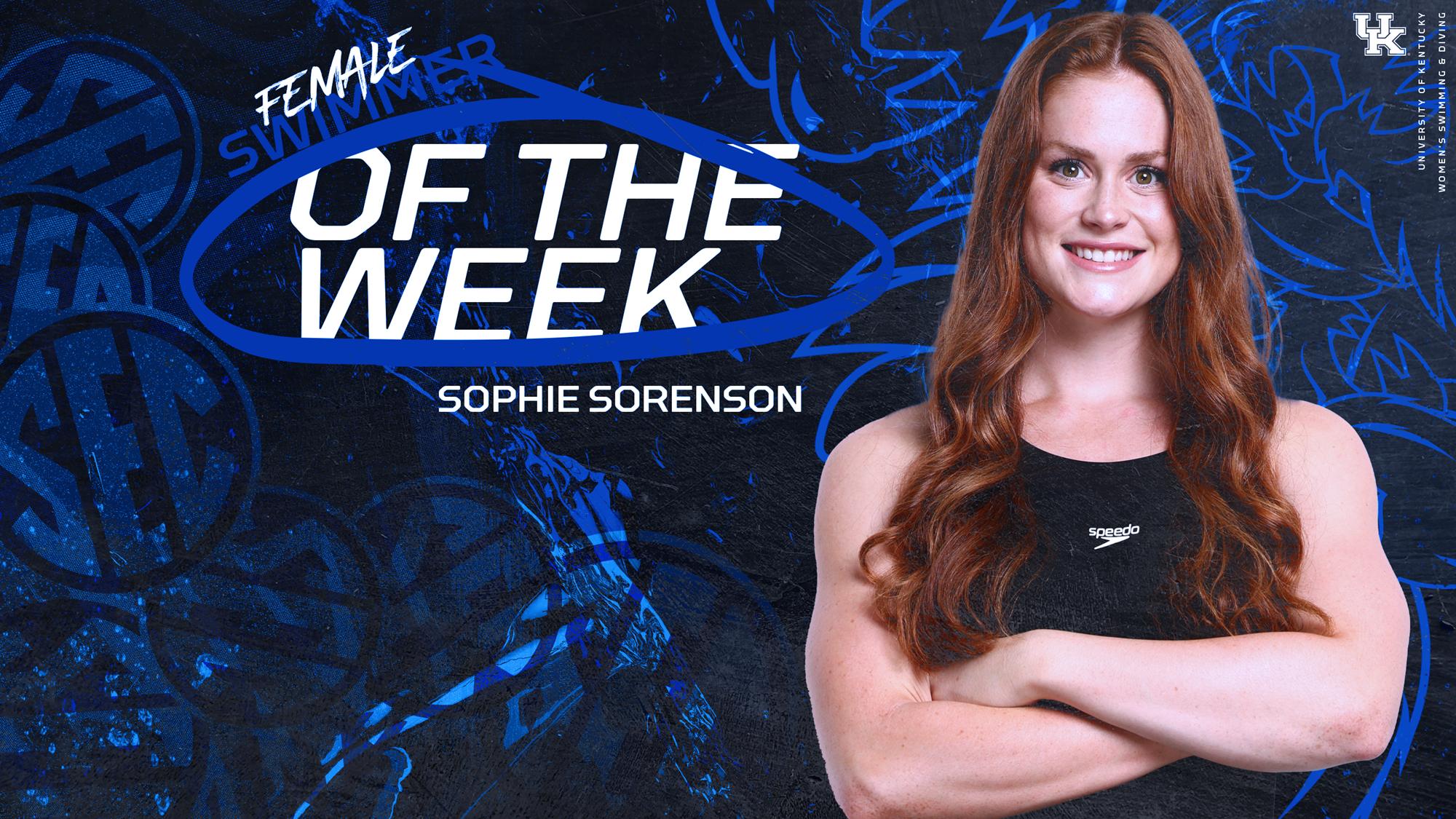 Sophie Sorenson Tabbed SEC Female Swimmer of the Week