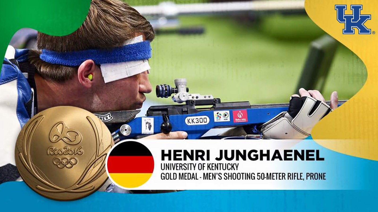 UK Rifle Alum Henri Junghaenel Wins Olympic Gold