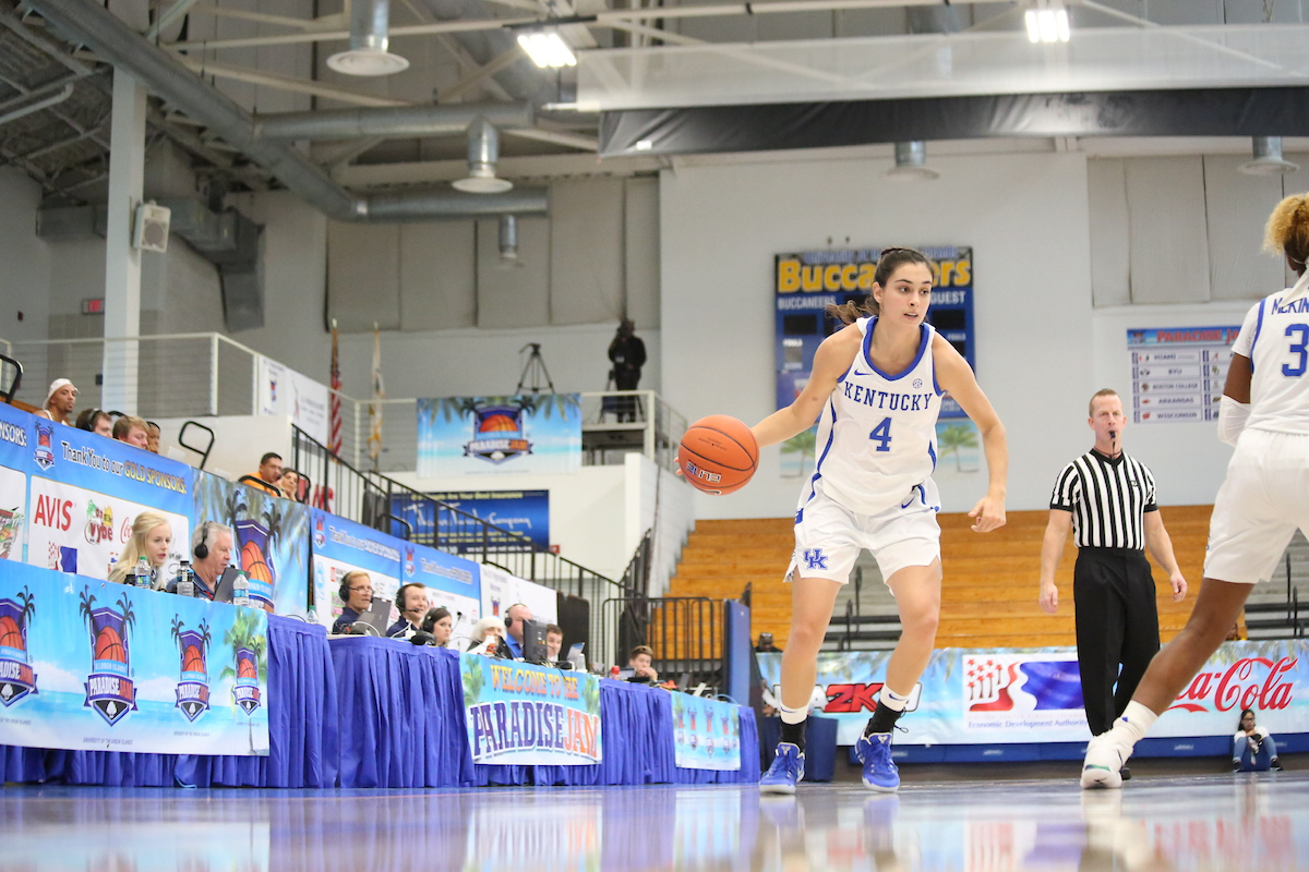 Game Two - Kentucky vs. UCLA

The women's basketball team travels to Saint Thomas to compete in the 2018 Paradise Jam Tournament from November 22nd-24th at the University of the Virgin Islands.

Photos by Noah J. Richter | UK Athletics