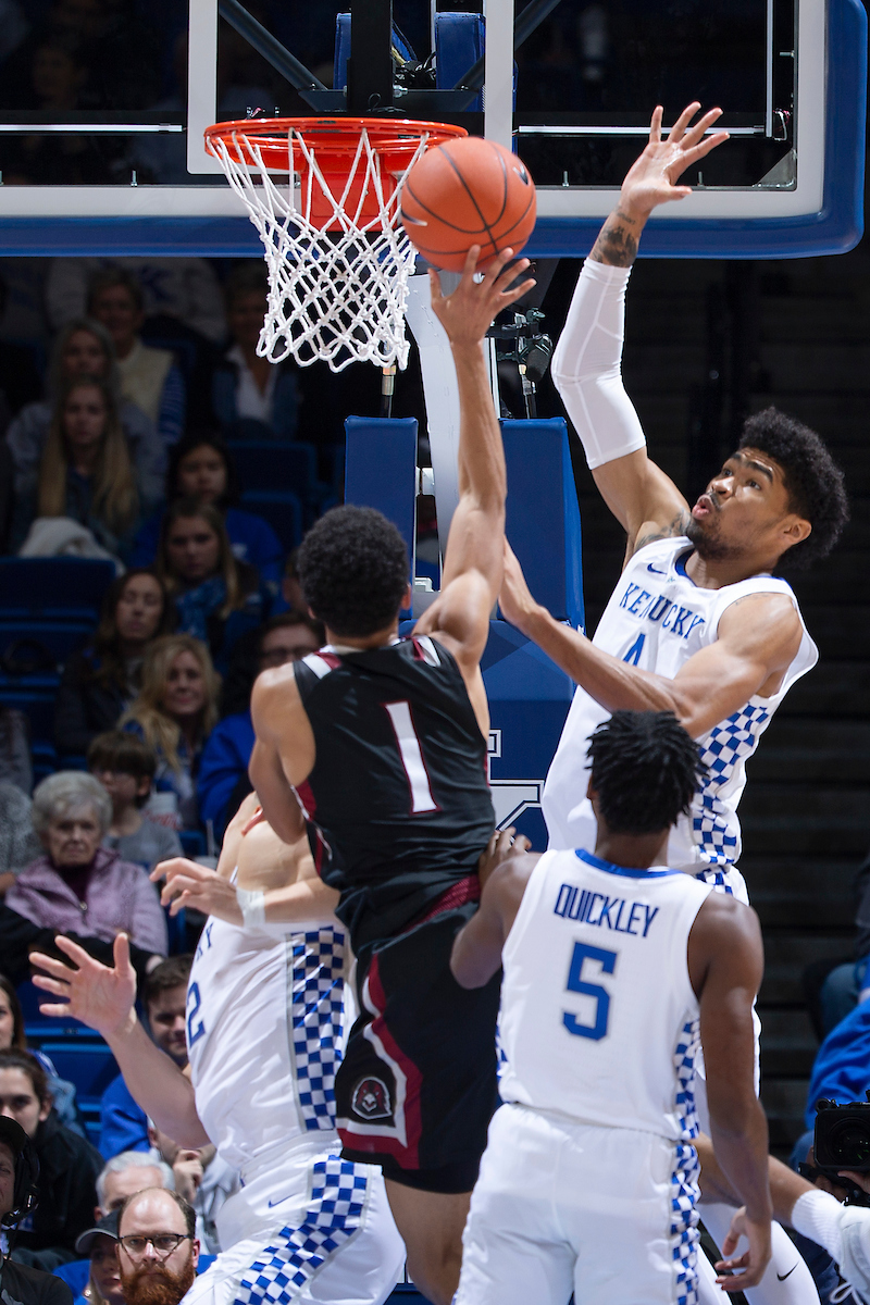 Nick Richards.

Men's basketball beat IUP 86-64

Photo by Chet White | UK Athletics