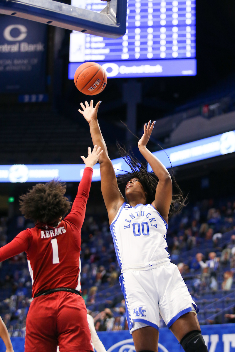 Olivia Owens.

Kentucky beats Alabama 81-68.

Photo by Hannah Phillips | UK Athletics