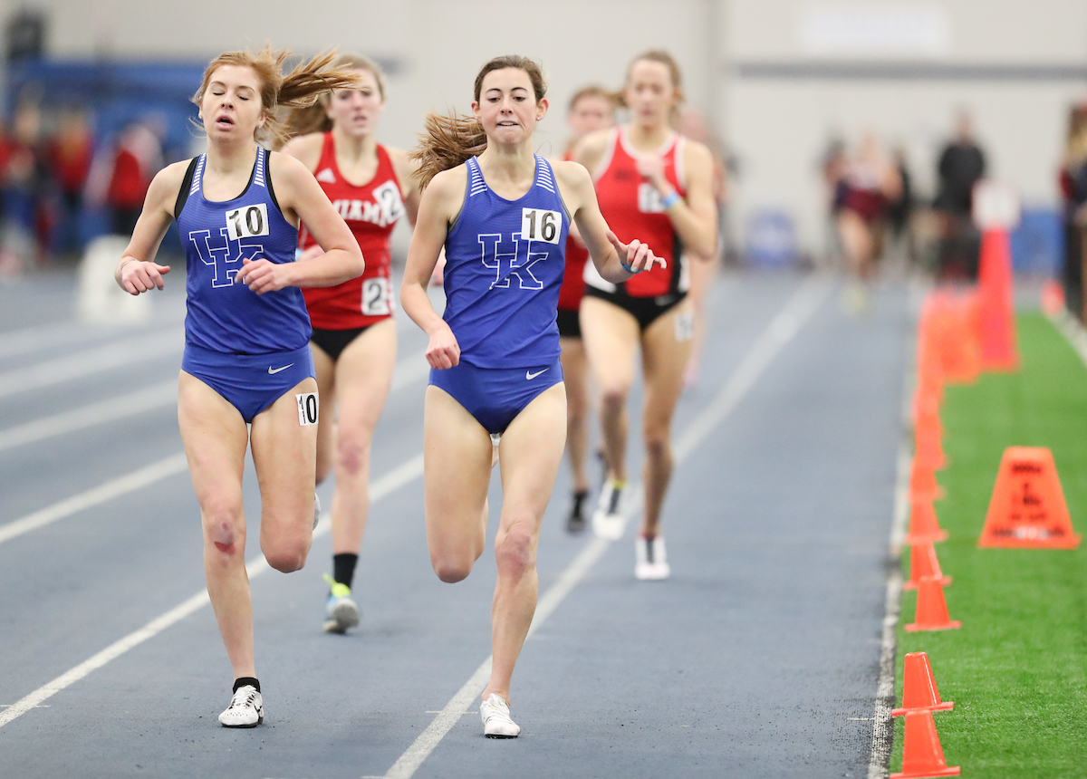 Sarah Crawford. Avery Bussjager.

The University of Kentucky Track and Field Team hosts the Kentucky Invitational on Saturday, January 13, 2018 at Nutter Field House. 

Photo by Elliott Hess | UK Athletics