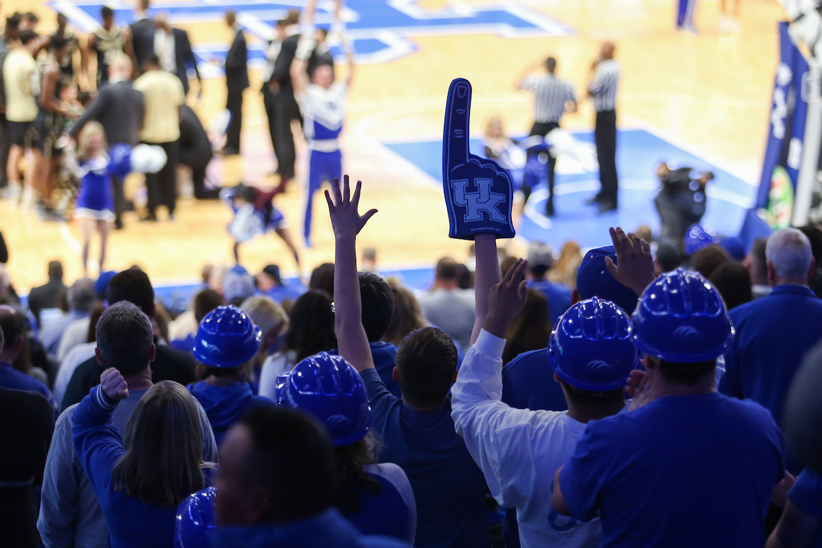 Fans.

The University of Kentucky men's basketball team beats Vandy, 56-47. 

Photo by Hannah Phillips | UK Athletics