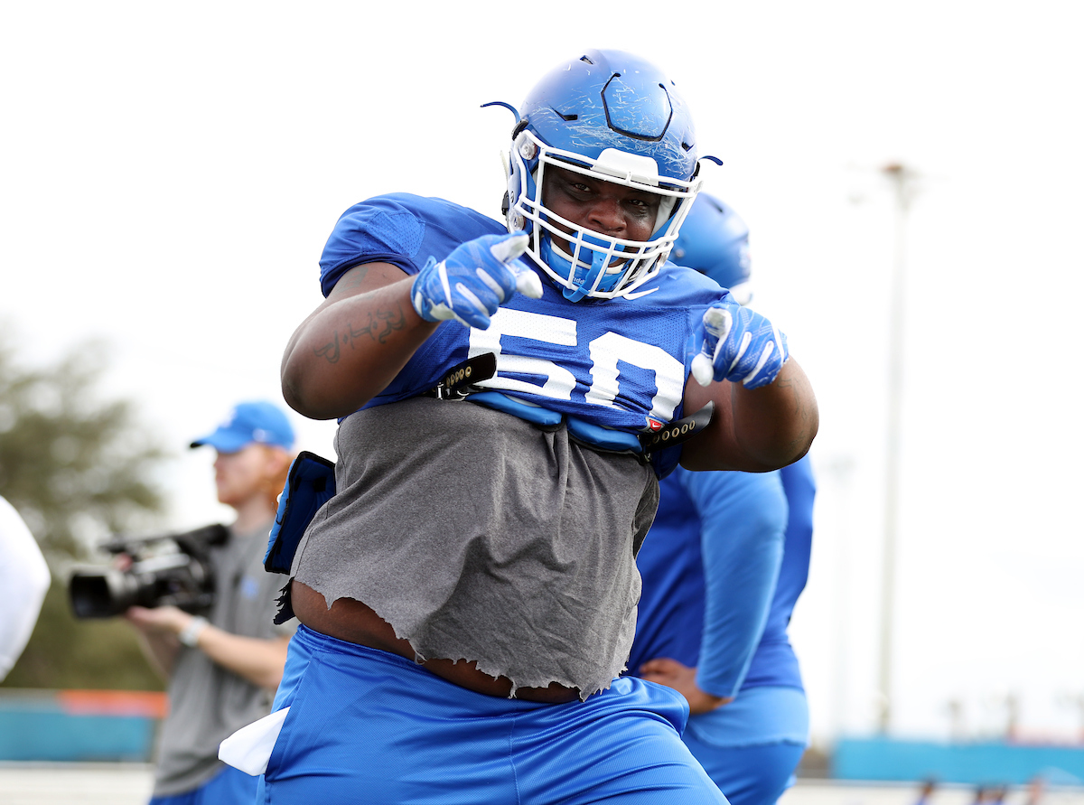 Bowl Practice Day 2.

Photo by Britney Howard  | UK Athletics