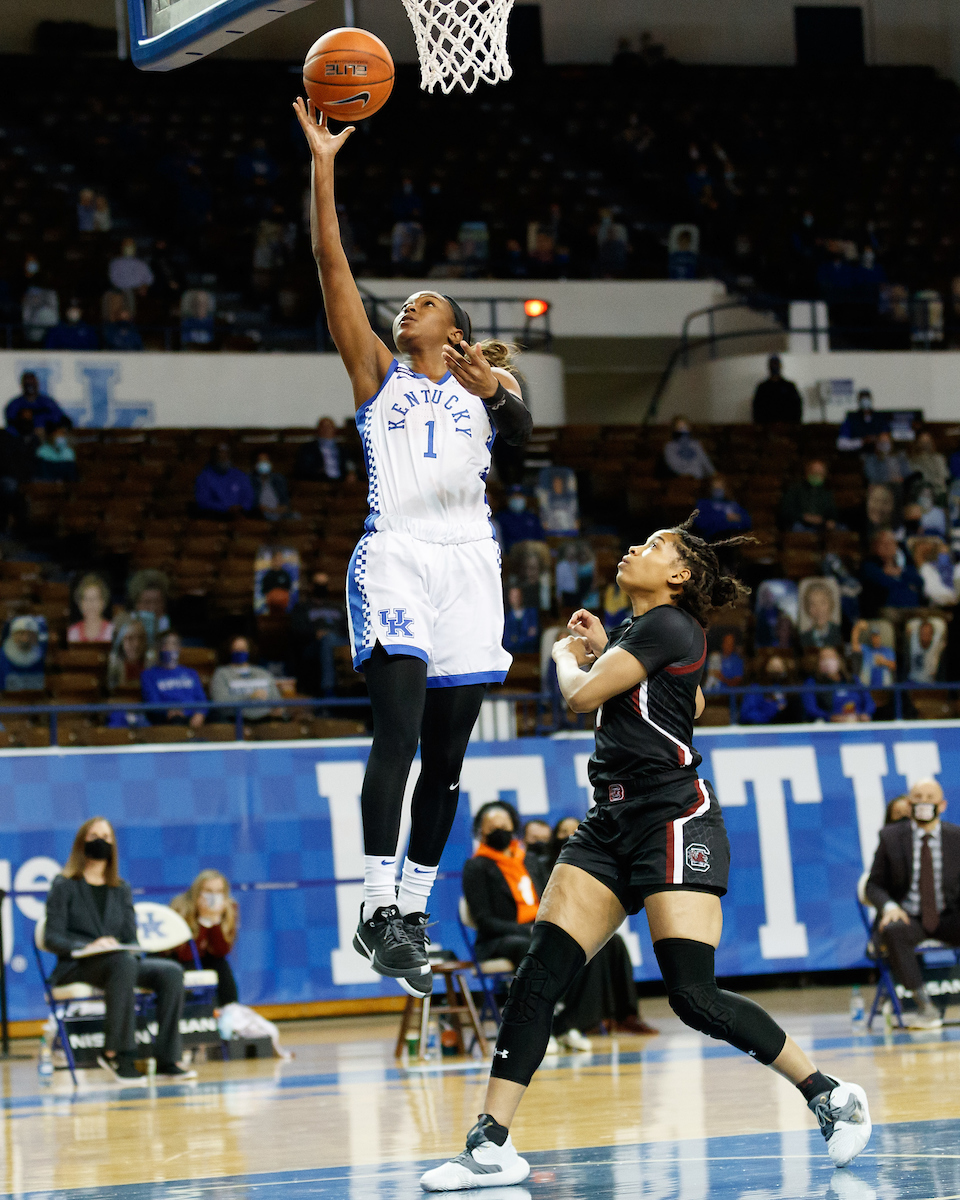 Robyn Benton.

Kentucky falls to South Carolina 75-70.

Photo by Elliott Hess | UK Athletics