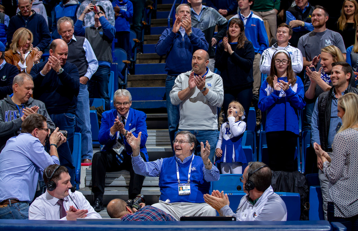 Joe B Hall. 

Kentucky beat UAB  69-58.

Photo By Barry Westerman | UK Athletics