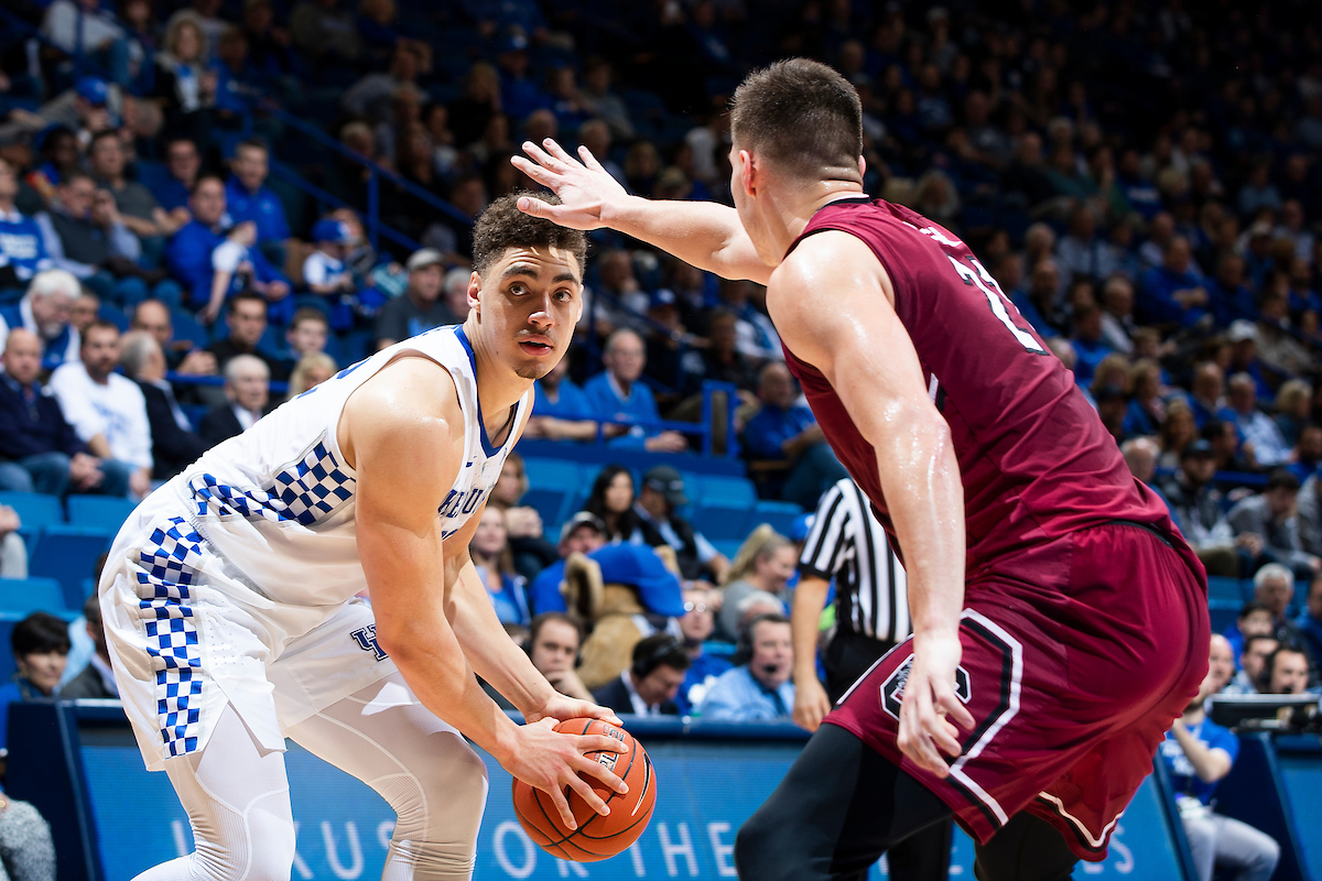 Reid Travis.

The University of Kentucky men's basketball team beats South Carolina 76-48.

Photo by Chet White| UK Athletics