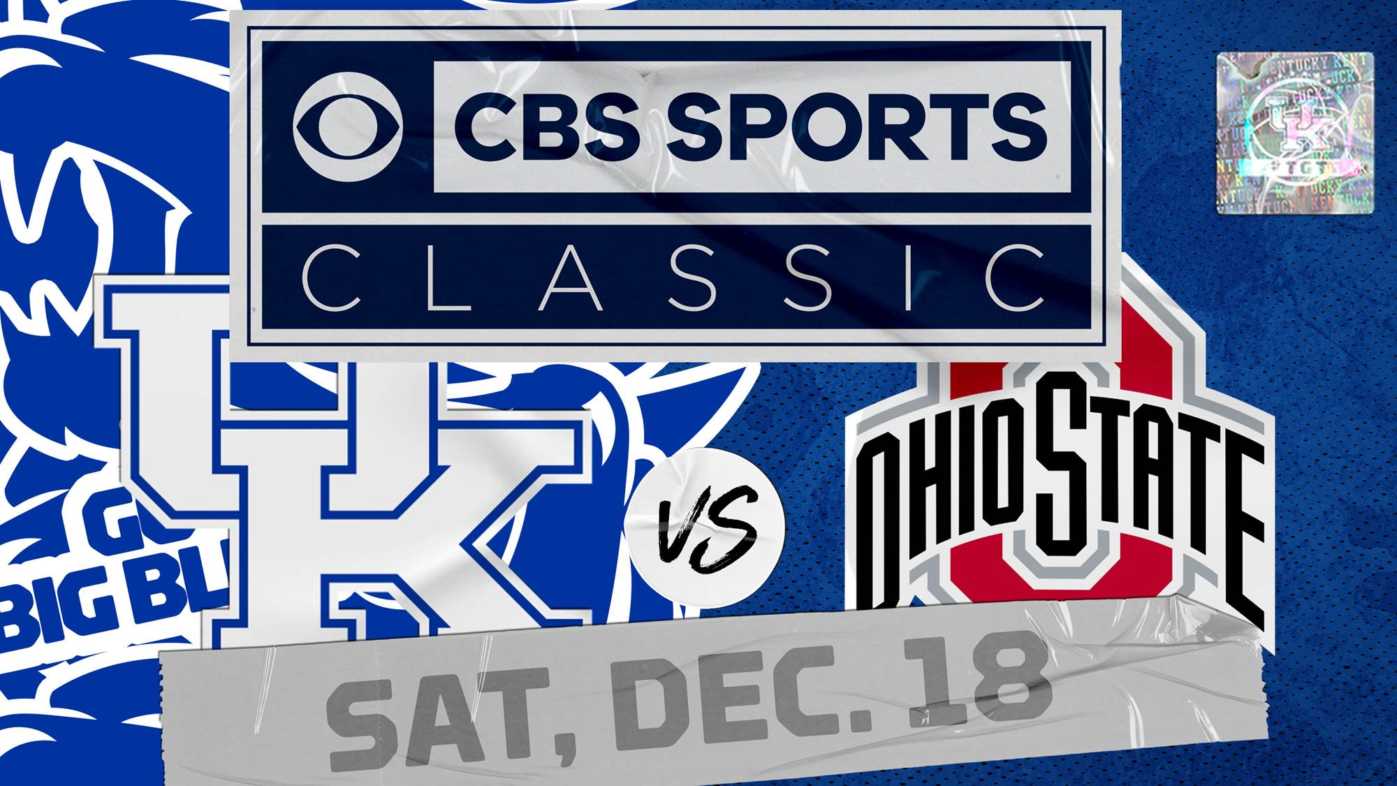 Kentucky Men’s Basketball to Face Ohio State in CBS Sports Classic in Las Vegas